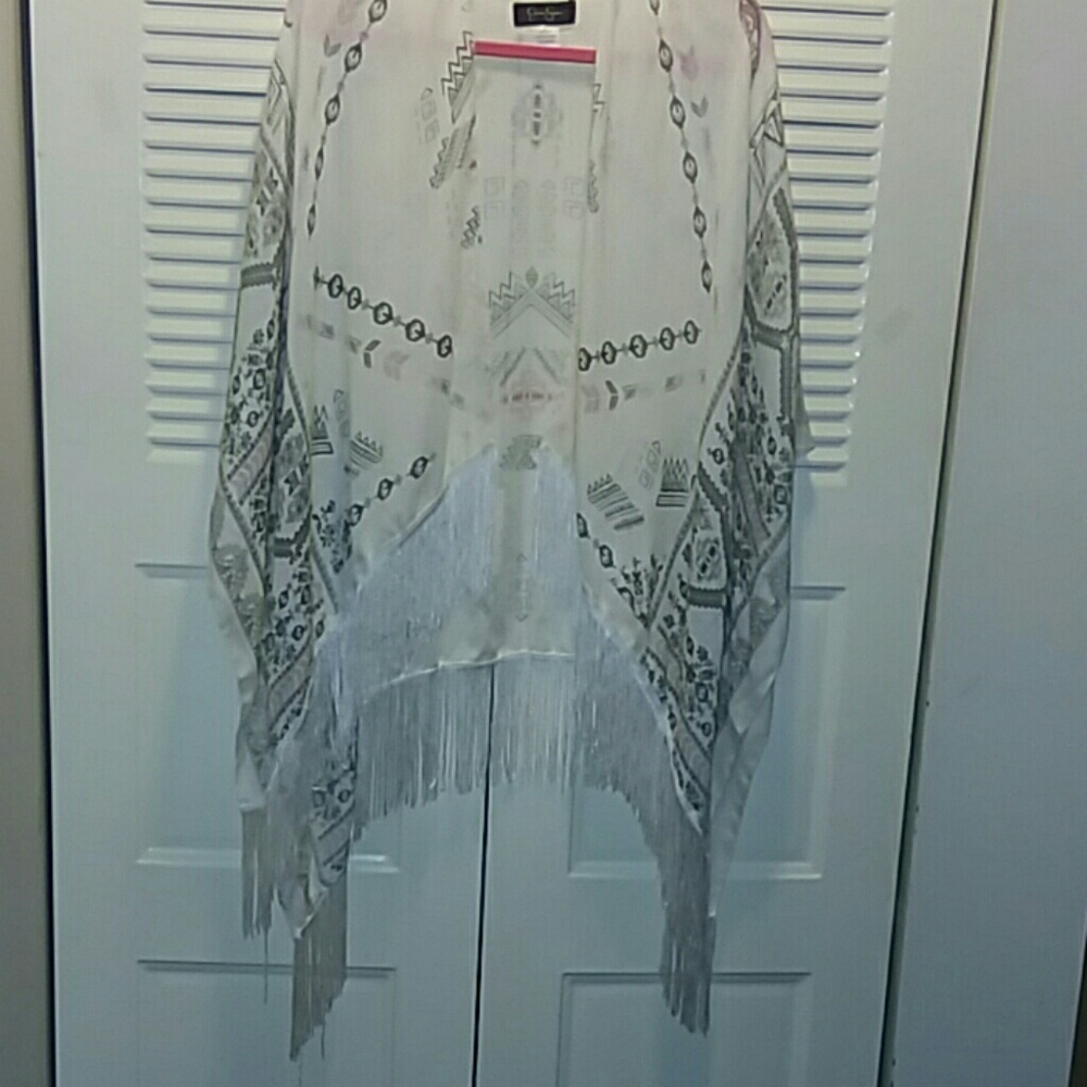 Jessica Simpson Ruana NWOT - Picture 4 of 7